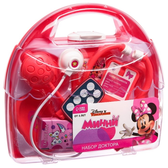Набор доктора, Минни Маус, в коробке Набор доктора, Минни Маус, в коробке