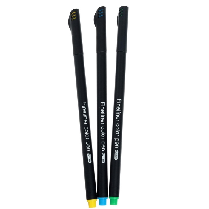 Набор маркеров профессиональных, 12 цветов 0,4 мм Набор маркеров профессиональных, 12 цветов 0,4 мм