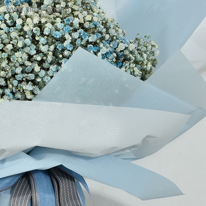 Пленка для цветов Пленка для цветов "Шёлк", белый, 58 см х 5 м