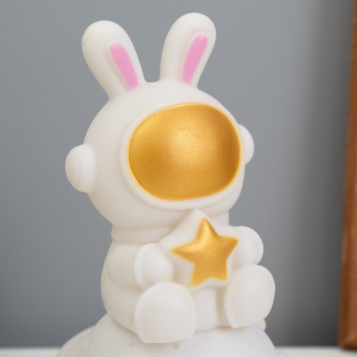 Светильник Светильник "Заяц со звездой на сатурне" 2Вт LED LR44 5х8х13см