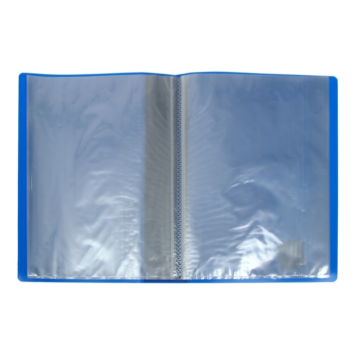 Папка с 20 вкладышами А4, 600 мкм, Calligrata, 15 мм, синяя Папка с 20 вкладышами А4, 600 мкм, Calligrata, 15 мм, синяя