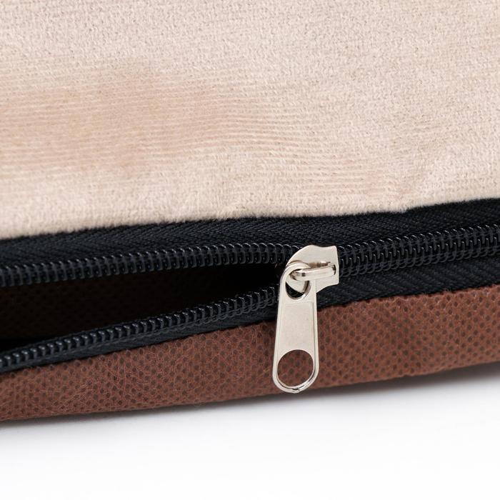 Лежанка со съемным чехлом, мебельная ткань, поролон, 45 х 35 х 13 см Лежанка со съемным чехлом, мебельная ткань, поролон, 45 х 35 х 13 см