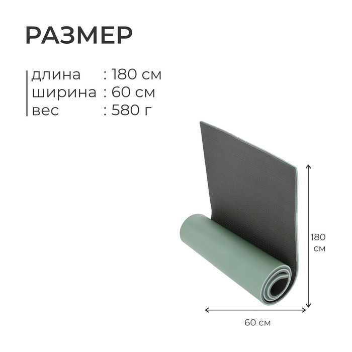 Коврик туристический Camping 16, 180х60х1.6 см, цвет МИКС Коврик туристический Camping 16, 180х60х1.6 см, цвет МИКС