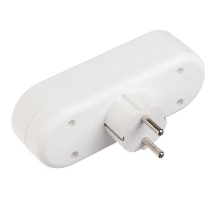 Тройник электрический REXANT, 16 А, с з/к, линейный, белый Тройник электрический REXANT, 16 А, с з/к, линейный, белый