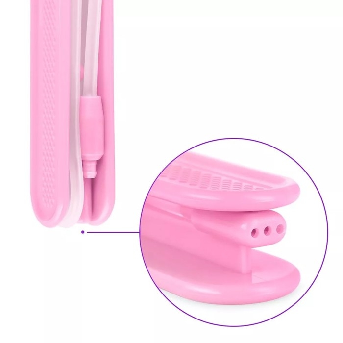 Ирригатор Kitfort КТ-2957-1, портативный, 320 мл, 3 режима, 2 насадки, от АКБ, бело-розовый Ирригатор Kitfort КТ-2957-1, портативный, 320 мл, 3 режима, 2 насадки, от АКБ, бело-розовый