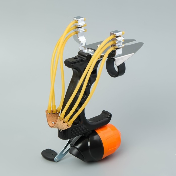 Рогатка рыболовная, 2 жгута, 2 стрелы, с лазерным целеуказателем Рогатка рыболовная, 2 жгута, 2 стрелы, с лазерным целеуказателем