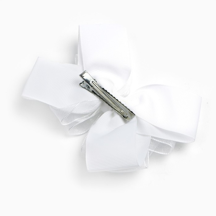 Выпускной. Бант для волос на заколке, 13 см, Минни Маус