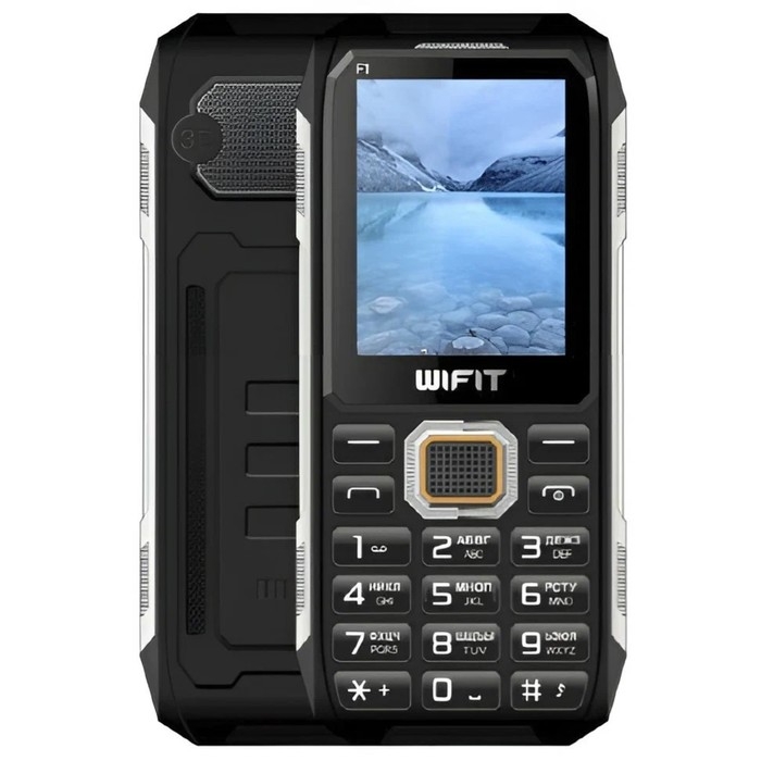 Сотовый телефон Wifit WIPHONE F1, 2.4 Сотовый телефон Wifit WIPHONE F1, 2.4", 2 sim, 32Мб, 2000 мАч, чёрный