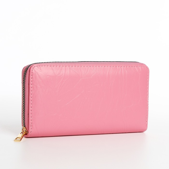 Кошелёк на молнии, цвет розовый Кошелёк на молнии, цвет розовый