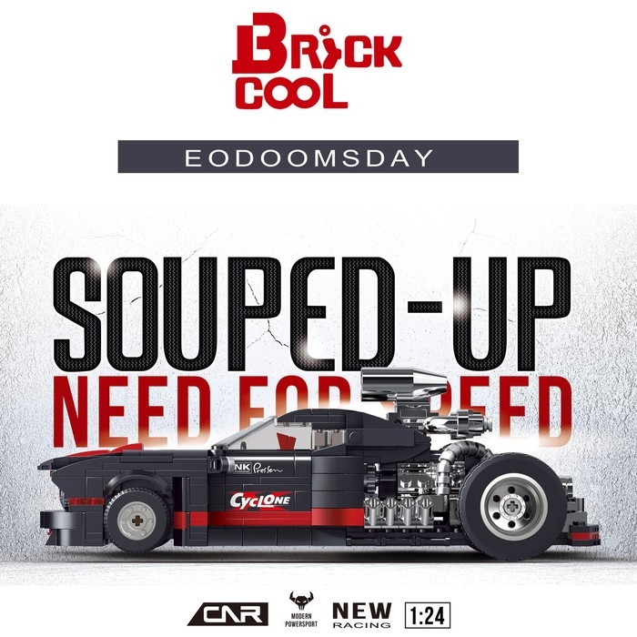 Конструктор Гонка &laquo;Судный день&raquo;, 650 деталей