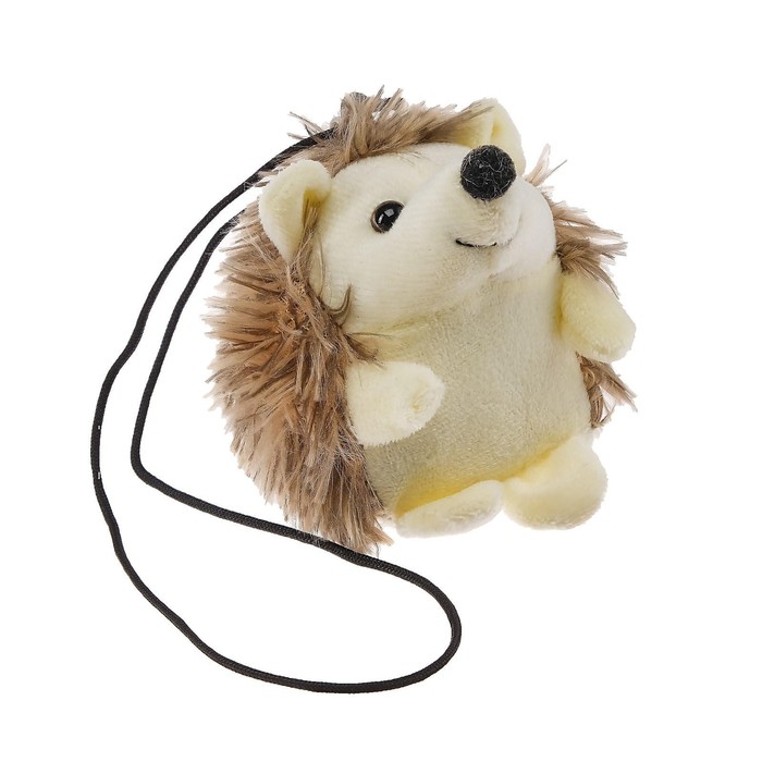 Подвес на зеркало, Ёжик, высота 9 см, шнурок 19 см, микс Подвес на зеркало, Ёжик, высота 9 см, шнурок 19 см, микс