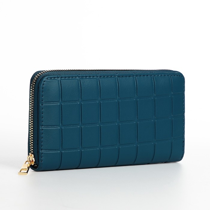 Кошелёк на молнии, цвет синий Кошелёк на молнии, цвет синий