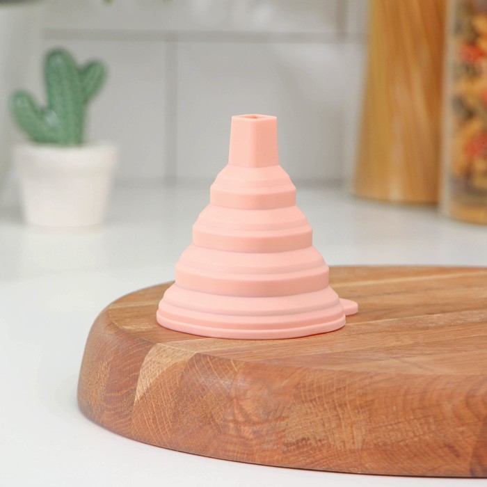 Воронка складная Доляна «Квадро», 7×9 см, цвет МИКС Воронка складная Доляна «Квадро», 7×9 см, цвет МИКС