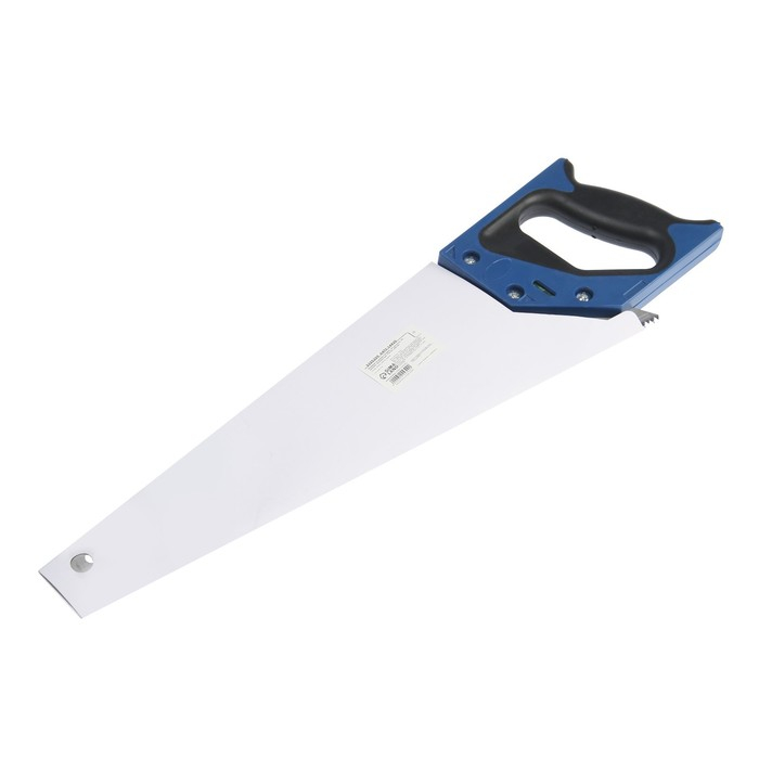 Ножовка по дереву ТУНДРА, 2К рукоятка, 2D заточка, каленый зуб, 7-8 TPI, 400 мм Ножовка по дереву ТУНДРА, 2К рукоятка, 2D заточка, каленый зуб, 7-8 TPI, 400 мм