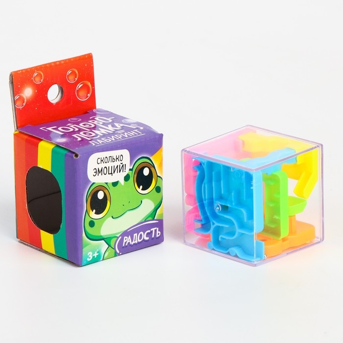 Головоломка лабиринт с шариком «Радость» Головоломка лабиринт с шариком «Радость»