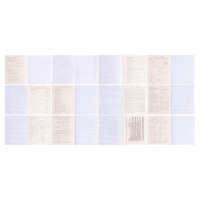 Комплект предметных тетрадей Calligrata TOP  Комплект предметных тетрадей Calligrata TOP "Кеды", 48 листов, 12 предметов, со справочным материалом, обложка мелованный картон, глянцевая ламинация, блок офсет