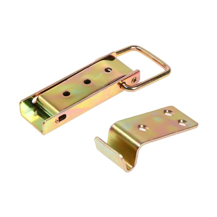 Замок защелка на ящик ТУНДРА, 9 см, оцинкованная Замок защелка на ящик ТУНДРА, 9 см, оцинкованная