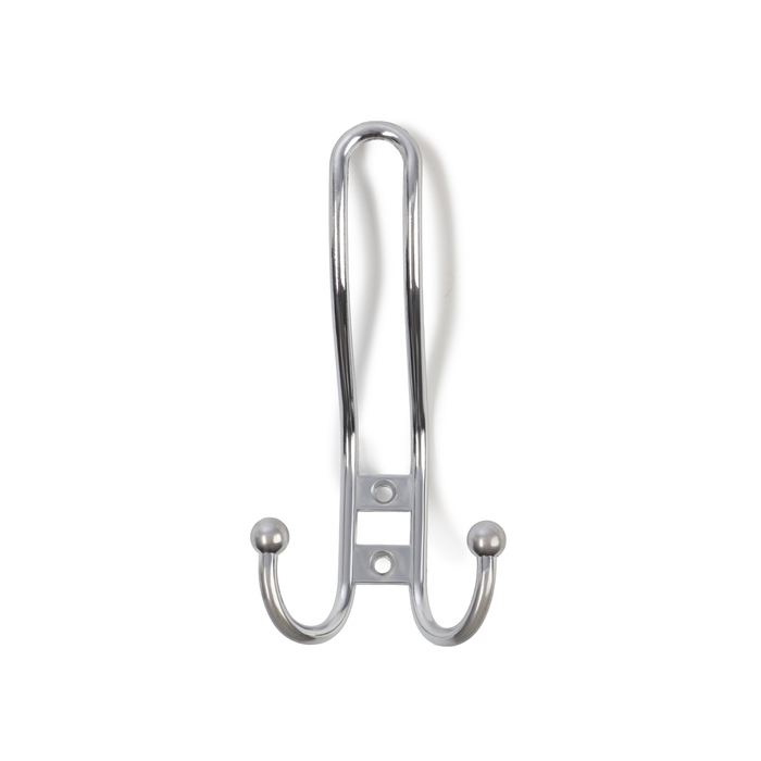 Крючок мебельный ТУНДРА TKT002 LIGHT, трехрожковый, хром Крючок мебельный ТУНДРА TKT002 LIGHT, трехрожковый, хром