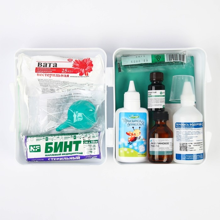 Аптечка мамы и малыша, 12 позиций, состав № 1, тип 02 по РУ Аптечка мамы и малыша, 12 позиций, состав № 1, тип 02 по РУ