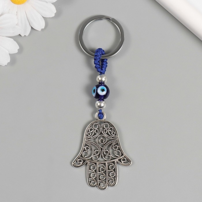 Брелок от сглаза металл Брелок от сглаза металл "Рука Фатимы ажурная" 4,2х5,5 см