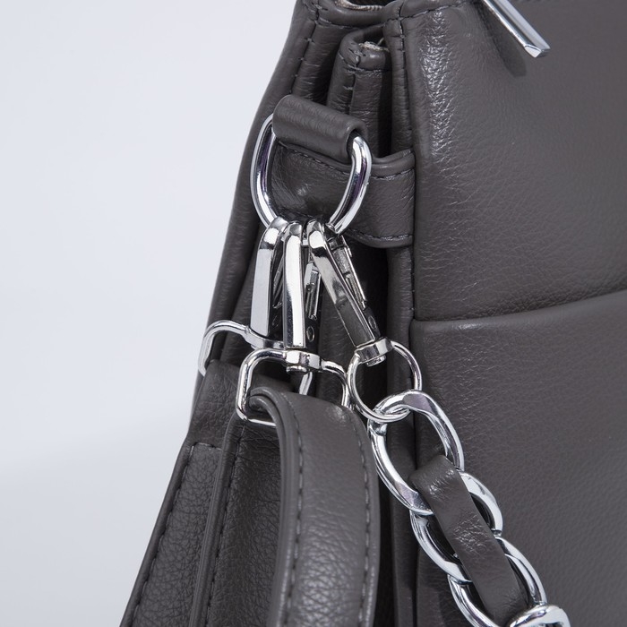 Сумка кросс-боди на молнии, цвет серый Сумка кросс-боди на молнии, цвет серый