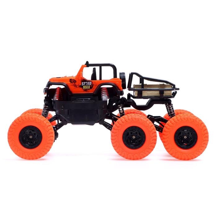 Джип радиоуправляемый «Монстр 6x6», работает от аккумулятора, МИКС Джип радиоуправляемый «Монстр 6x6», работает от аккумулятора, МИКС