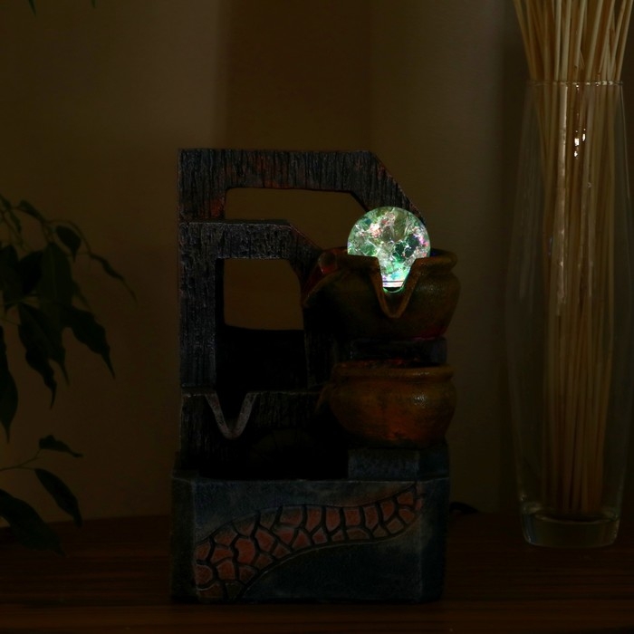 Фонтан "Анкре" 15х14х26 см (с подсветкой)