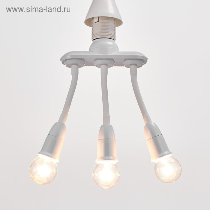 Светильник 1115/3 Е27 40Вт белый 5х14,5х22,5 см BayerLux Светильник 1115/3 Е27 40Вт белый 5х14,5х22,5 см BayerLux