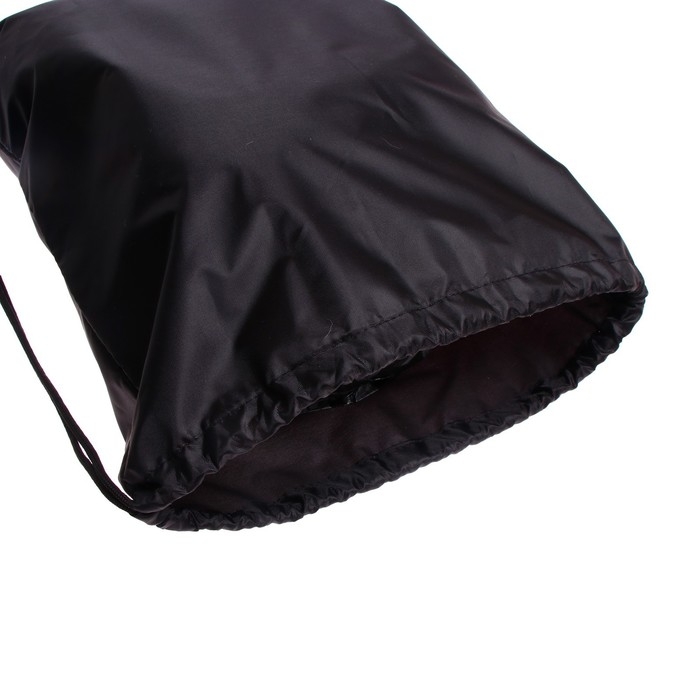 Мешок для обуви 490 Х 410 мм,  Мешок для обуви 490 Х 410 мм, "Стандарт" MAX, (мягкий полиэстер, плотность 210 D), черный