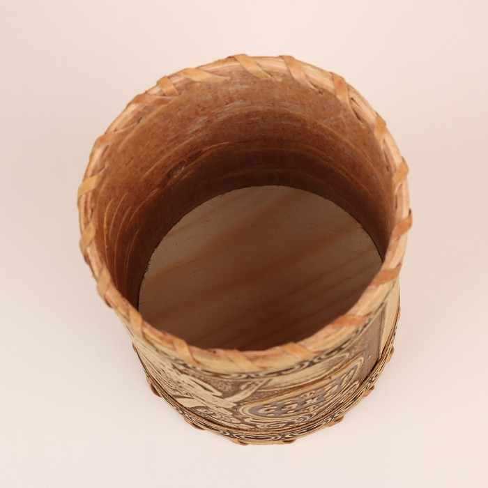 Туес для специй «Хомяк», сахар, 8х8х14 см, береста Туес для специй «Хомяк», сахар, 8х8х14 см, береста