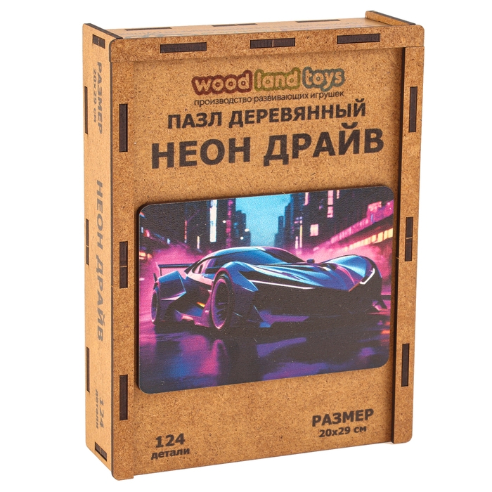 Пазл «Неон драйв» 20х29см, 116 деталей Пазл «Неон драйв» 20х29см, 116 деталей