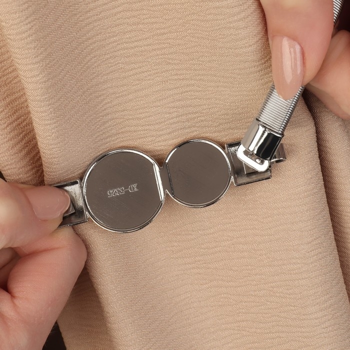 Подхват для штор «Жемчужные круги», 2 × 31,5 см, цвет серебряный Подхват для штор «Жемчужные круги», 2 × 31,5 см, цвет серебряный