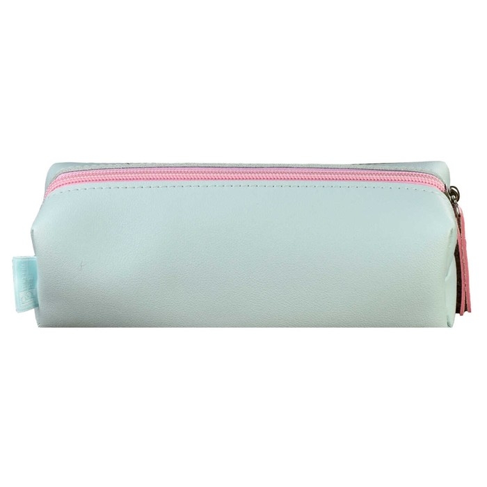 Пенал мягкий, 1 отделение, 55 х 195 х 60 мм, объёмный, искусственная кожа, с окном, Феникс ПВХ  Пенал мягкий, 1 отделение, 55 х 195 х 60 мм, объёмный, искусственная кожа, с окном, Феникс ПВХ "Мишка" зелёный/розовый 61342