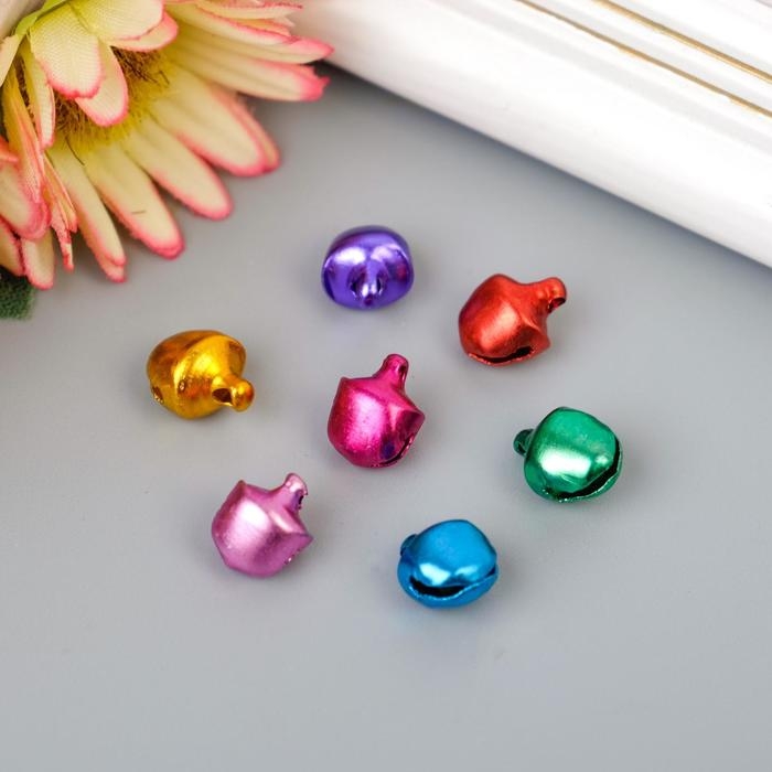 Набор декора для творчества Набор декора для творчества "Колокольчики цветные" d=0,8 см набор 35 шт