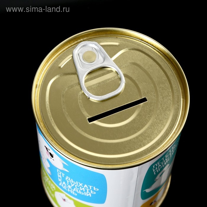 Копилка-банка металл Копилка-банка металл "Коплю на взрослую жизнь" 7,3х9,5 см