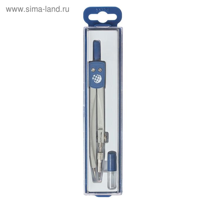 Циркуль металлический + грифели GLOBUS «Школа», 2 предмета (циркуль литой, окрашенный, пенал с запасным грифелем), в футляре Циркуль металлический + грифели GLOBUS «Школа», 2 предмета (циркуль литой, окрашенный, пенал с запасным грифелем), в футляре