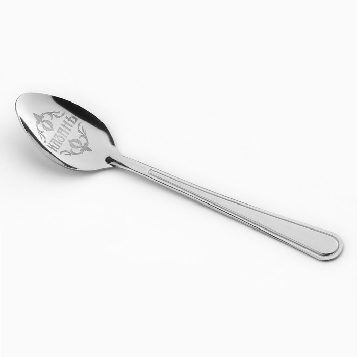 Ложка с гравировкой на открытке &laquo;Казань&raquo;, 3 х 14 см.