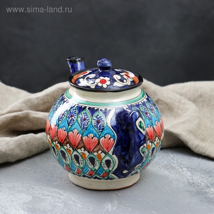 Чайник Риштанская Керамика 1000мл Чайник Риштанская Керамика 1000мл