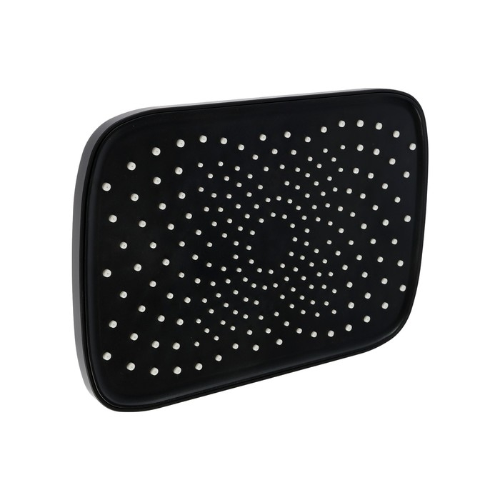 Душевая лейка Accoona A362F, тропическая, черная, пластик Душевая лейка Accoona A362F, тропическая, черная, пластик