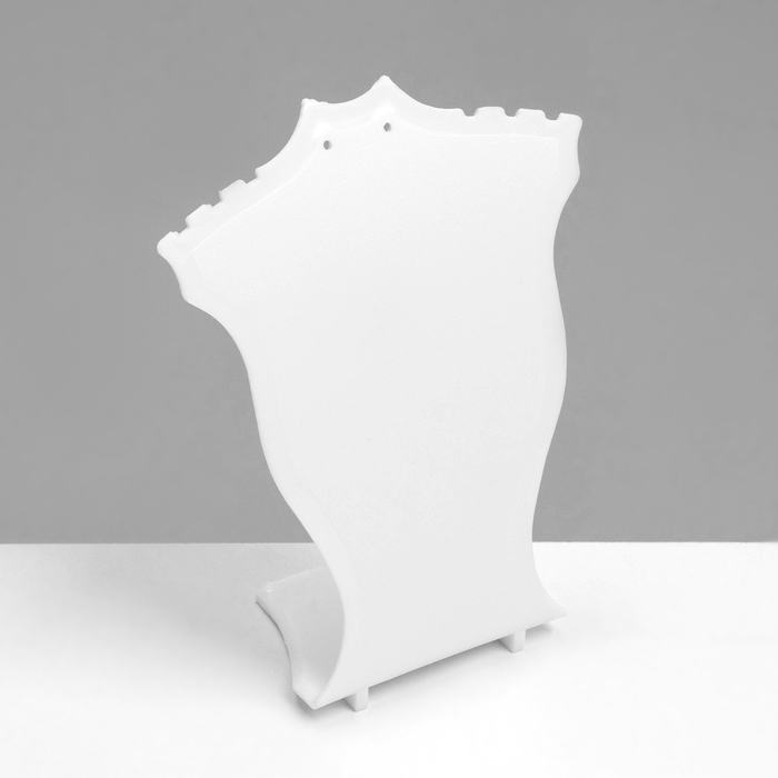 Подставка под кулоны Queen fair, цепи, серьги 10×4,3×12 см, цвет белый Подставка под кулоны Queen fair, цепи, серьги 10×4,3×12 см, цвет белый