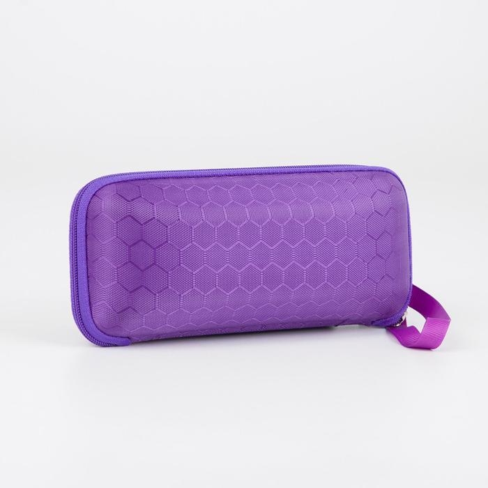 Футляр для очков на молнии, длина 17 см, цвет МИКС Футляр для очков на молнии, длина 17 см, цвет МИКС