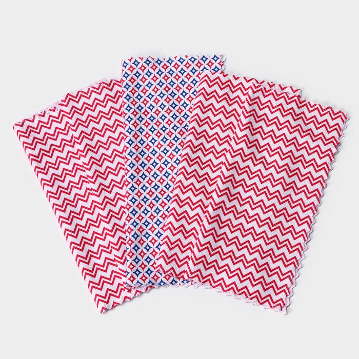 Салфетка новогодняя для уборки Доляна «С Новым Годом», 5 шт, 220 г/м², 30×30 см, микрофибра, цвет МИКС Салфетка новогодняя для уборки Доляна «С Новым Годом», 5 шт, 220 г/м², 30×30 см, микрофибра, цвет МИКС