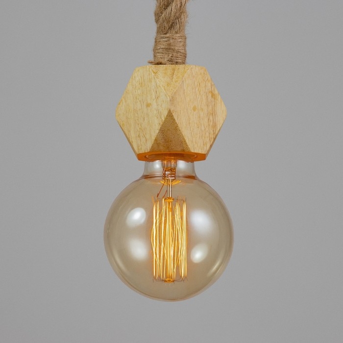 Светильник Светильник "Канат грани" Е27 60Вт коричневый 10х10х105см BayerLux