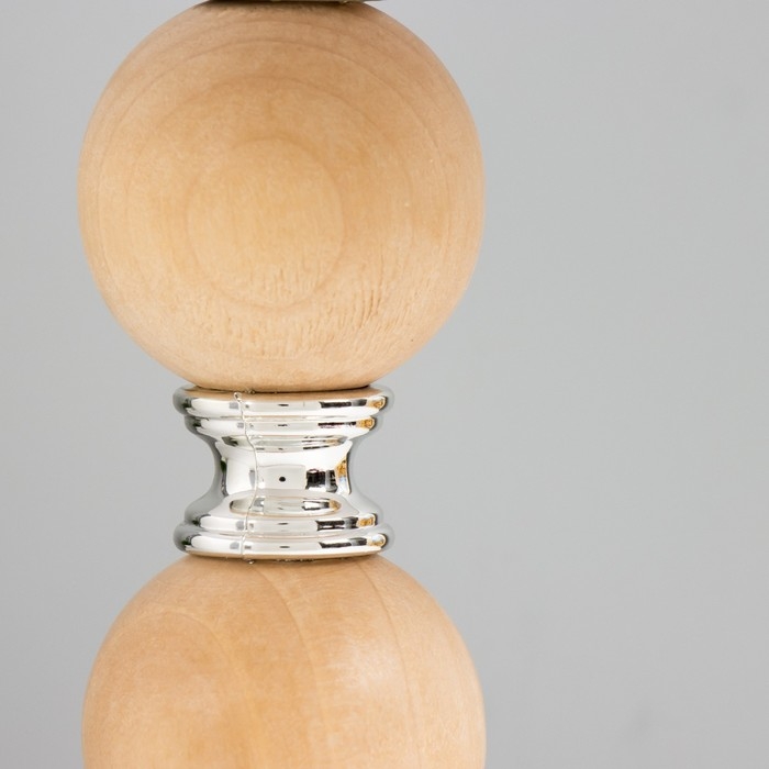 Настольная лампа Настольная лампа "Апали" E27 40Вт светлое дерево 25х25х39 см RISALUX