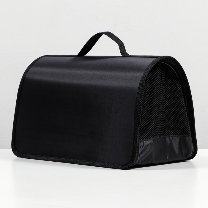 Сумка - переноска для животных жесткая №3, нейлон, 43 х 23 х 26 см, черная Сумка - переноска для животных жесткая №3, нейлон, 43 х 23 х 26 см, черная