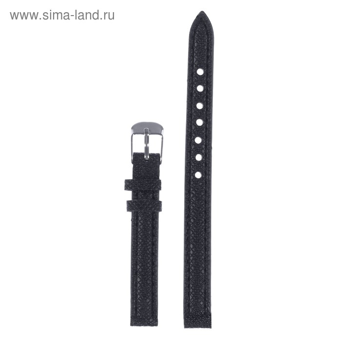 Ремешок для часов, 10 мм, чёрная чешуйка Ремешок для часов, 10 мм, чёрная чешуйка