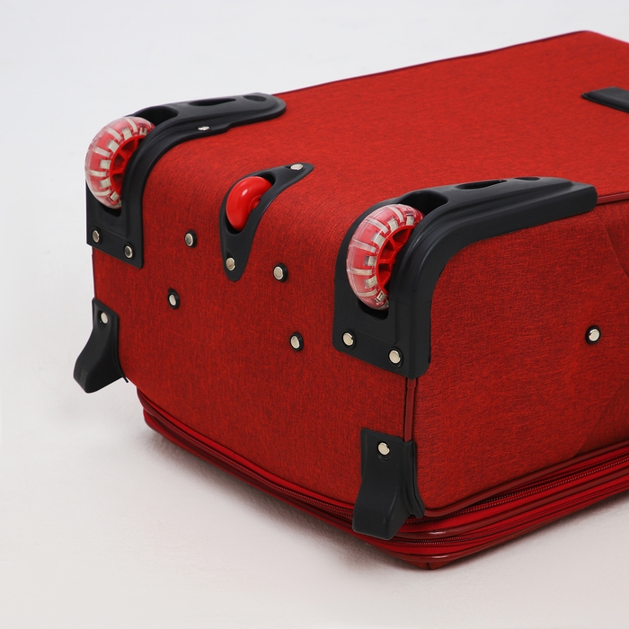 Чемодан средний 52 л (M), отдел на молнии, кодовый замок, с расширением, цвет бордовый Чемодан средний 52 л (M), отдел на молнии, кодовый замок, с расширением, цвет бордовый