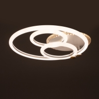 Люстра с ПДУ 1914/3 LED 84Вт диммер белый 42х40х12 см BayerLux