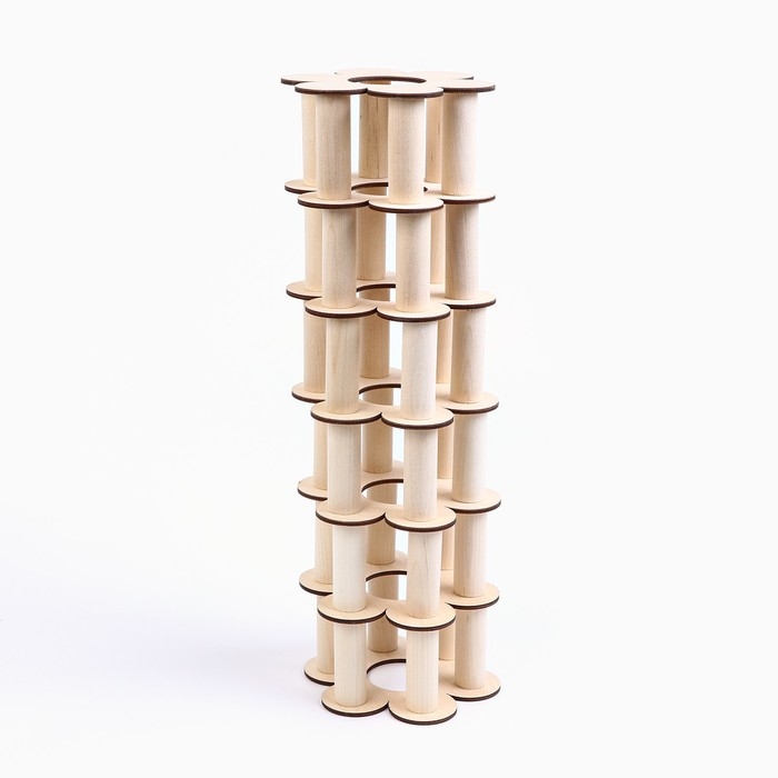 Падающая башня дженга, настольная игра Падающая башня дженга, настольная игра "Этажи", 18 х 15.5 х 6.5 см