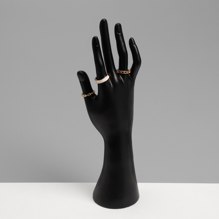 Подставка для украшений &laquo;Рука&raquo; 7,5&times;6&times;24, цвет чёрный